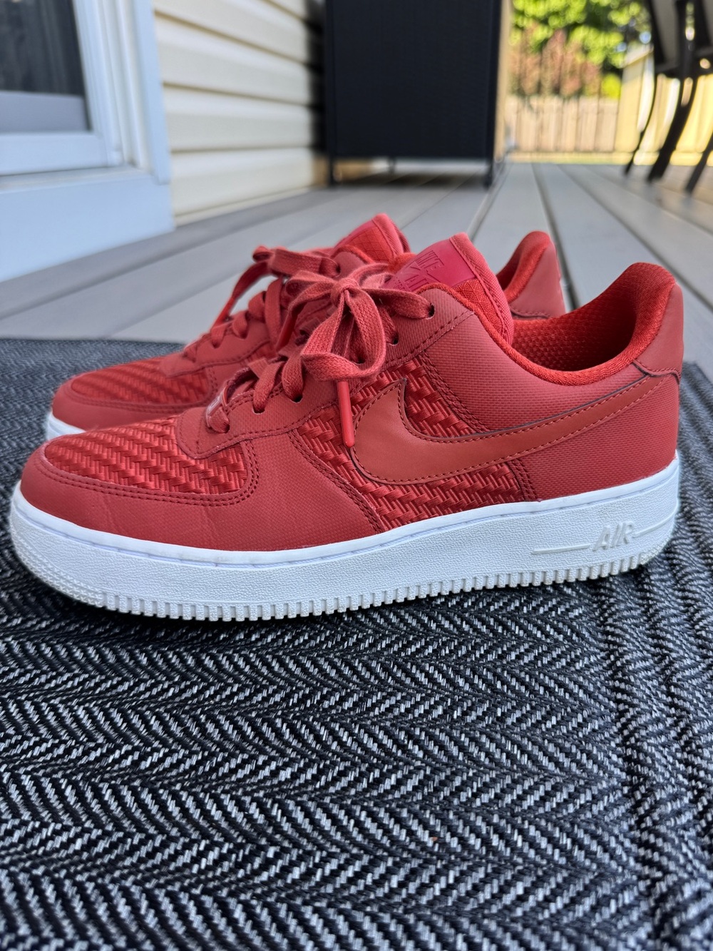 Nike Women's Air Force 1 '07 - Dragon Red Pinnacle Sneakers